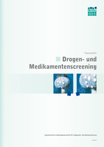 Drogen- und Medikamentenscreening