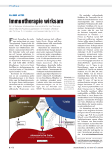Immuntherapie wirksam - Deutsches Ärzteblatt