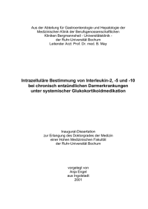 Intrazelluläre Bestimmung von Interleukin-2, -5 und