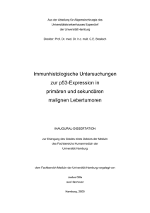 Immunhistologische Untersuchungen zur p53