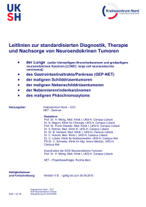 Verbindliche Leitlinien zur standardisierten Diagnostik, Therapie