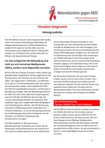 Factsheet zu Viruslast-Diagnostika. Fachkreis Pharma