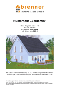 Musterhaus Benjamin 2015