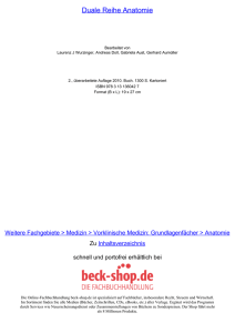 Duale Reihe Anatomie - ReadingSample - beck
