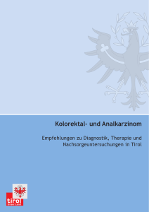 Kolorektal- und Analkarzinom