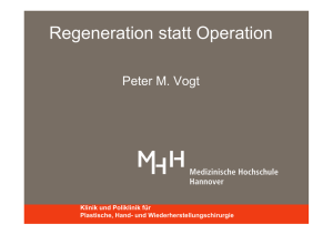 Regeneration Statt Operation - Mh-hannover.de