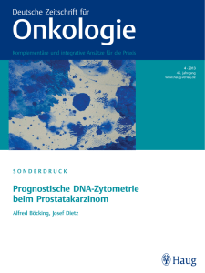 Prognostische DNA-Zytometrie beim Prostatakarzinom