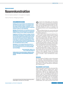 Nasenrekonstruktion - Deutsches Ärzteblatt