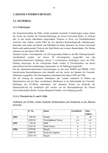 3. EIGENE UNTERSUCHUNGEN 3.1. MATERIAL