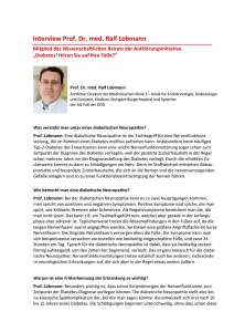 Interview Prof. Dr. med. Ralf Lobmann
