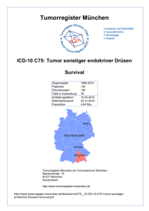 ICD-10 C75: Boesartige Neubildung sonstiger endokriner Drüsen