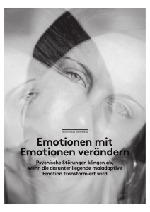 Emotionen mit Emotionen verändern - EFT-CH