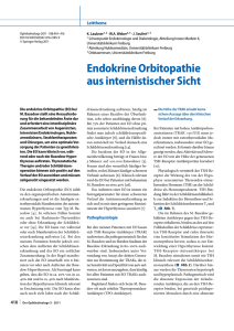 Endokrine Orbitopathie aus internistischer Sicht
