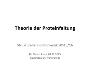Theorie der Proteinfaltung