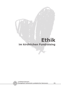 ethik im kirchlichen fundraising
