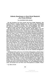 Kritische Bemerkungen zu Ernst Blochs Hauptwerk