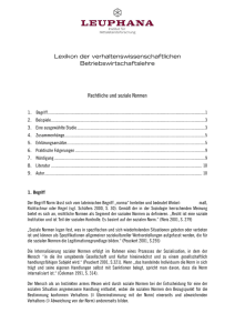 Normen, Rechtliche und soziale - Leuphana Universität Lüneburg