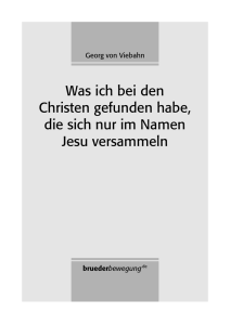 Was ich bei den Christen gefunden habe, die sich nur im Namen