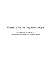 Der Weg der Gläubigen