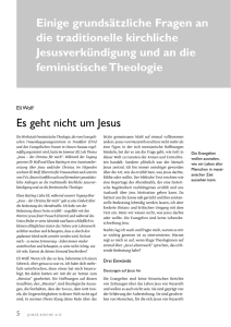 Es geht nicht um Jesus  Eli Wolf