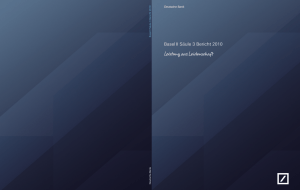 Basel II Säule 3 Bericht 2010