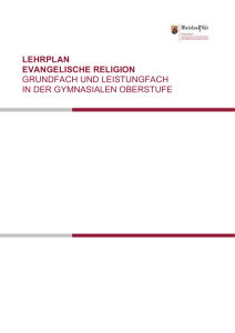 Evangelische Religion - Religion: Bildungsserver Rheinland