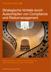 Strategische Vorteile durch Ausschöpfen von Compliance