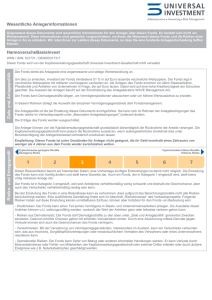 Wesentliche Anlegerinformationen HannoverscheBasisInvest Ziele