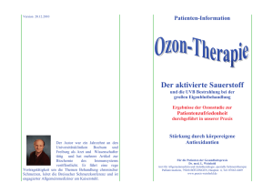 Der aktivierte Sauerstoff - Praxis Dr. med. Lucian Weinhold