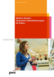 Modern Retail – Innovative Handelskonzepte im Fokus