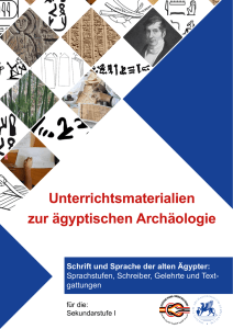 Schrift und Sprache der alten Ägypter