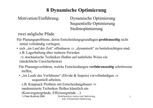 8 Dynamische Optimierung