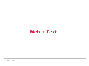 Web + Text