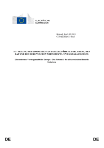 COM(2015) 633 - Europäische Kommission