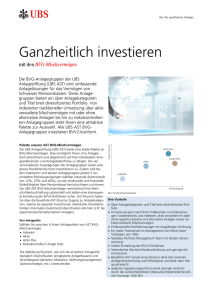 UBS AST BVG-Mischvermögen