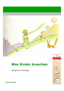 Was Kinder brauchen