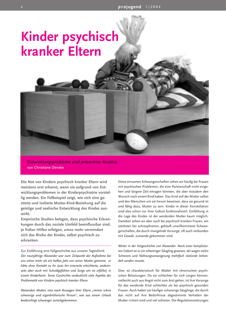 Kinder Psychisch Kranker Eltern