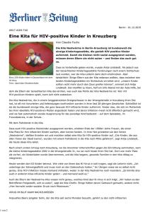 Berliner Zeitung-240- Eine Kita für HIV
