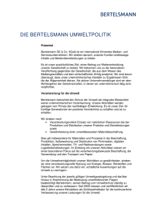 130124 Bertelsmann Umweltpolitik