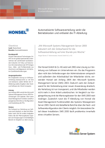 Automatisierte Softwareverteilung senkt die