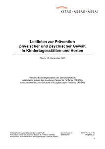 Leitlinien zur Prävention physischer und psychischer