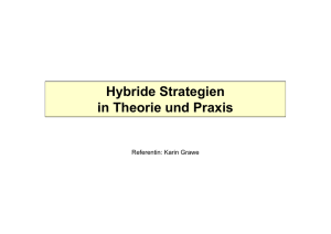Hybride Strategien in Theorie und Praxis