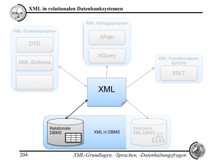 XML in relationalen Datenbanksystemen