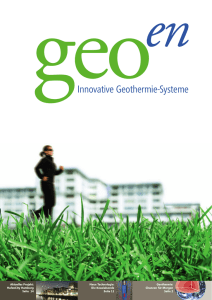 Innovative Geothermie-Systeme - Geo-En