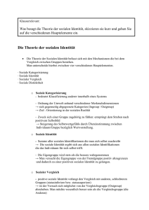 Die Theorie der sozialen Identität
