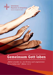 Gemeinsam Gott loben - Deutsche Evangelische Allianz