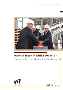 Marktchancen in Afrika 2011/12 - Potenzial für den deutschen