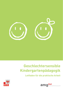 Geschlechtersensible Kindergartenpädagogik