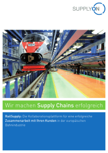Wir machen Supply Chains erfolgreich