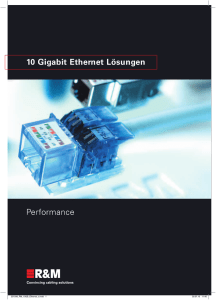 10 Gigabit Ethernet Lösungen Performance
